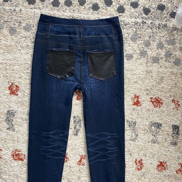 Attract Power Jeggings Denim Leggings size Small - Picture 4 of 6
